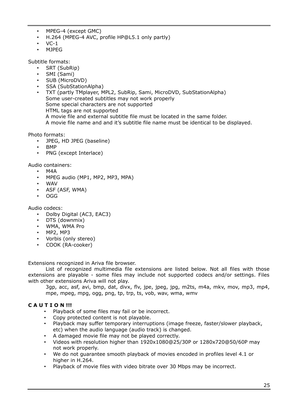Ferguson Ariva T55 User Manual | Page 25 / 36
