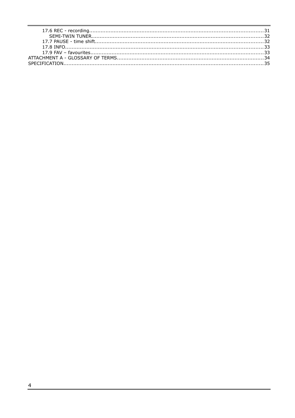 Ferguson Ariva T55 User Manual | Page 4 / 36