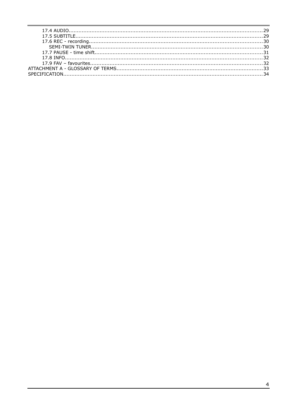 Ferguson Ariva T50 User Manual | Page 4 / 34