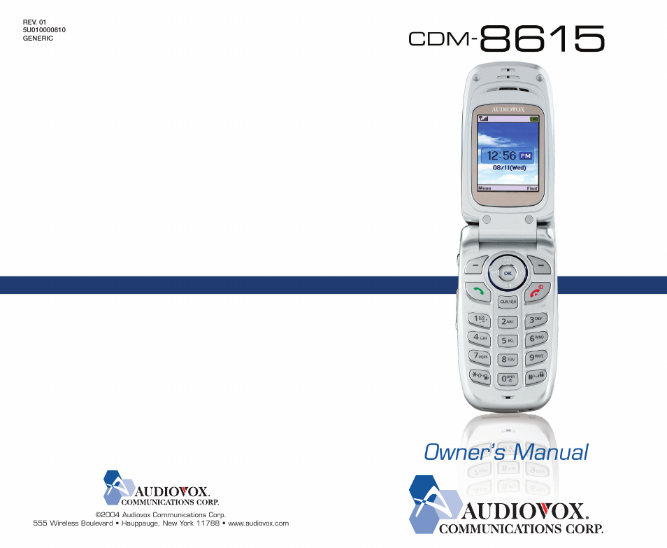 Audiovox CDM-8615 User Manual | 131 pages