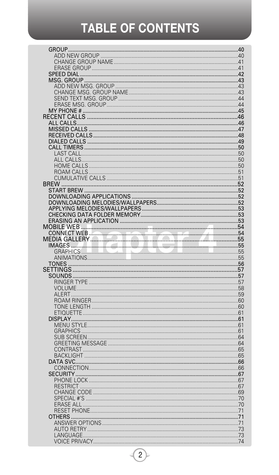 Audiovox CDM-8615 User Manual | Page 5 / 131