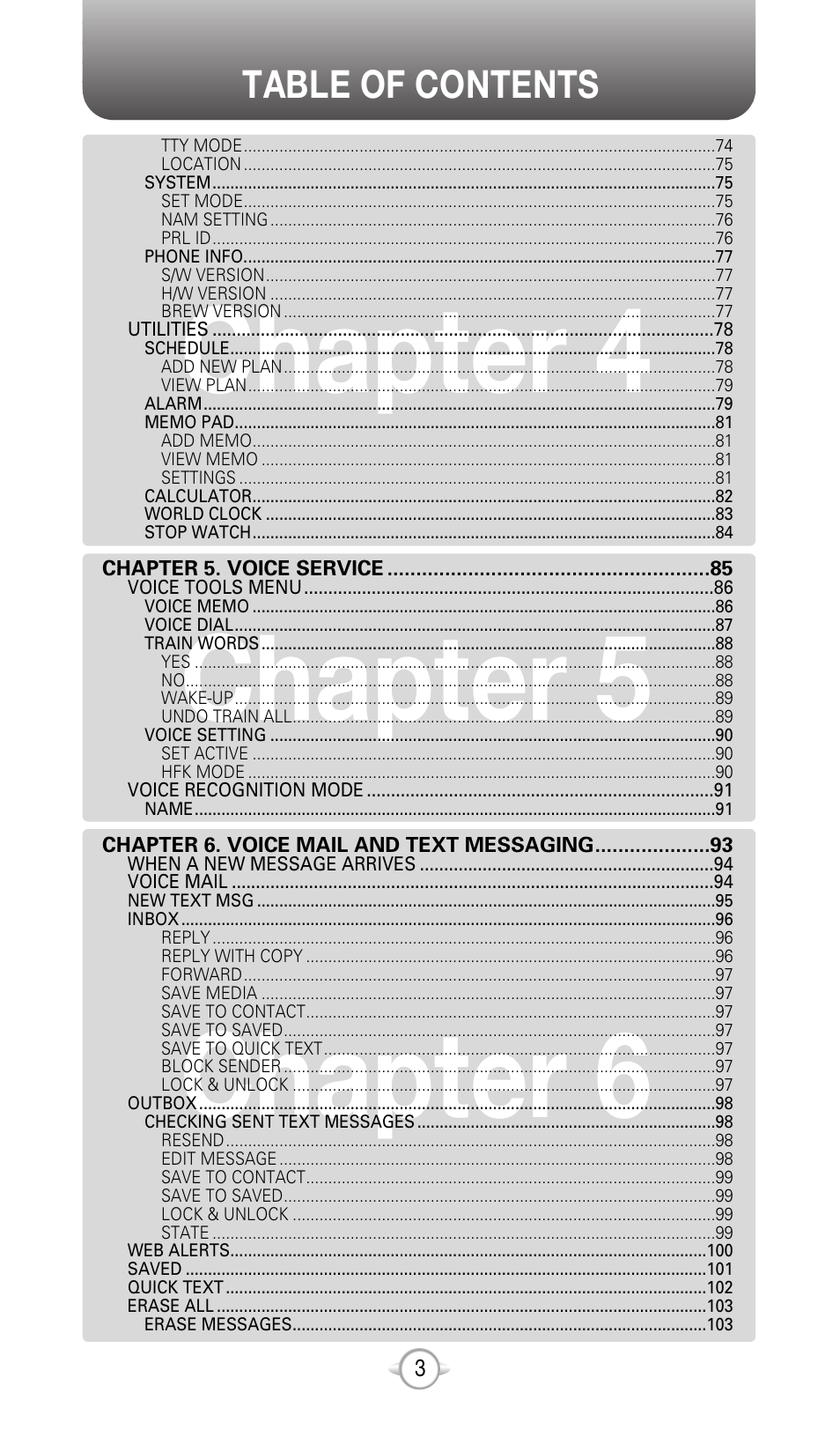 Audiovox CDM-8615 User Manual | Page 6 / 131