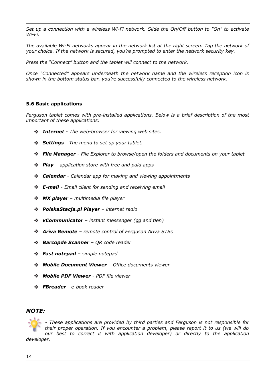 Ferguson Regent 10 User Manual | Page 15 / 21