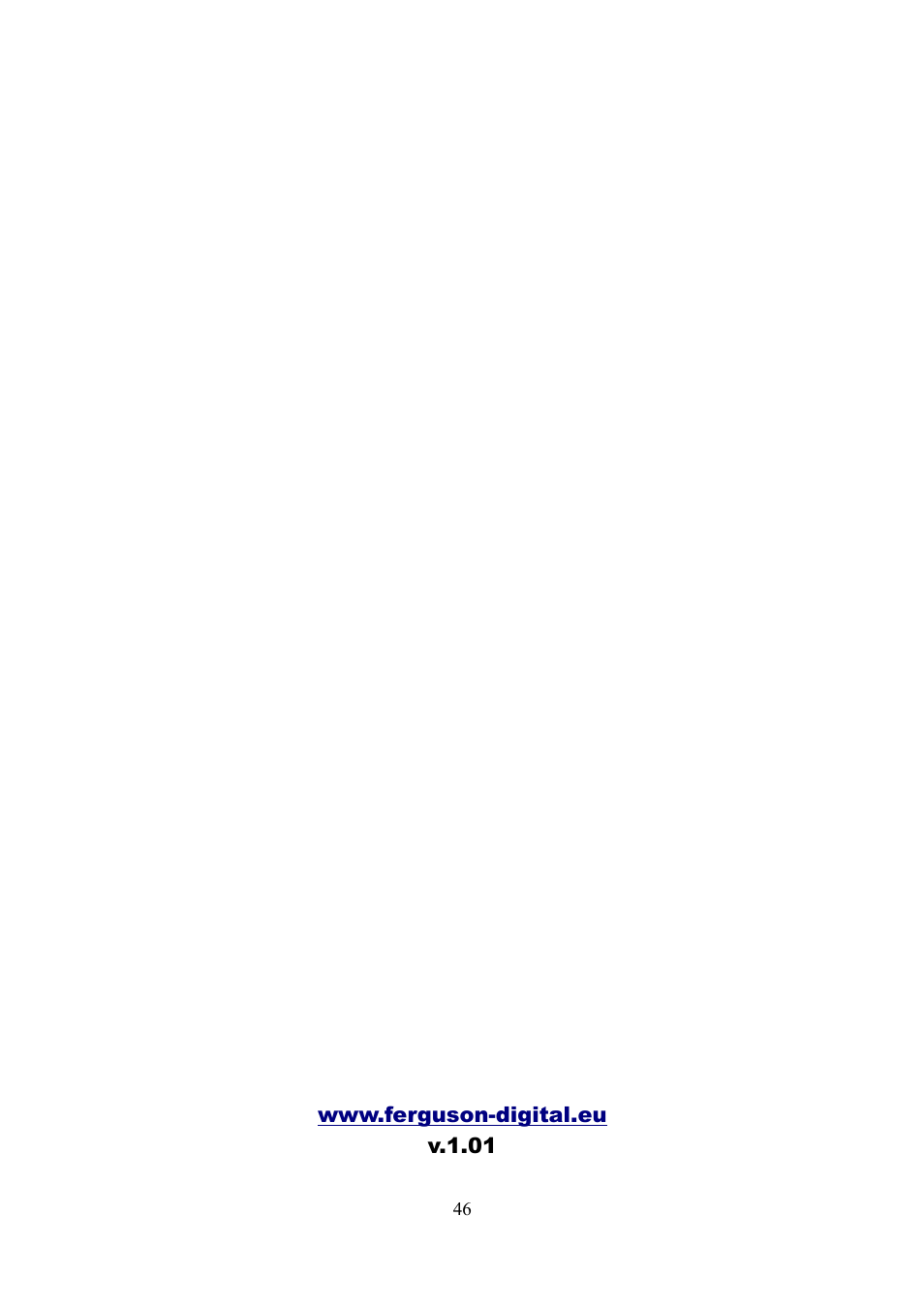 Ferguson Ariva HDplayer 200A User Manual | Page 46 / 46