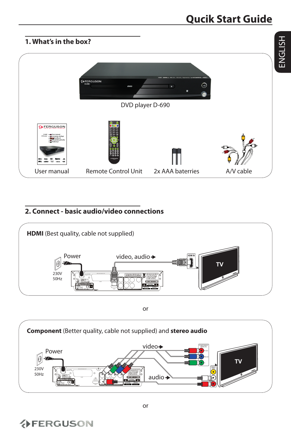 Ferguson D-690 User Manual | 38 pages