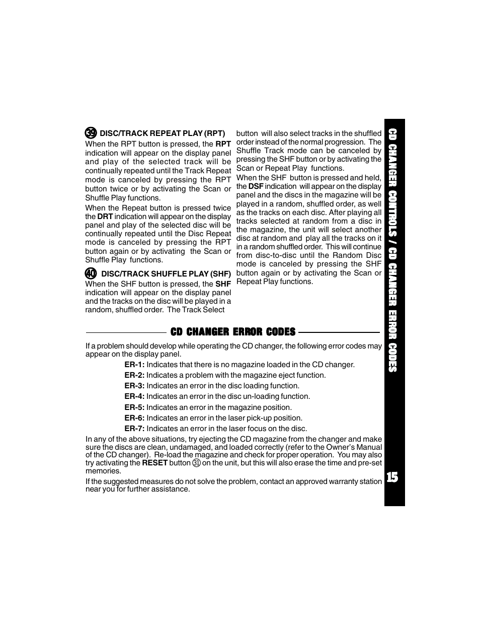 Audiovox Rampage ACD88 User Manual | Page 15 / 20