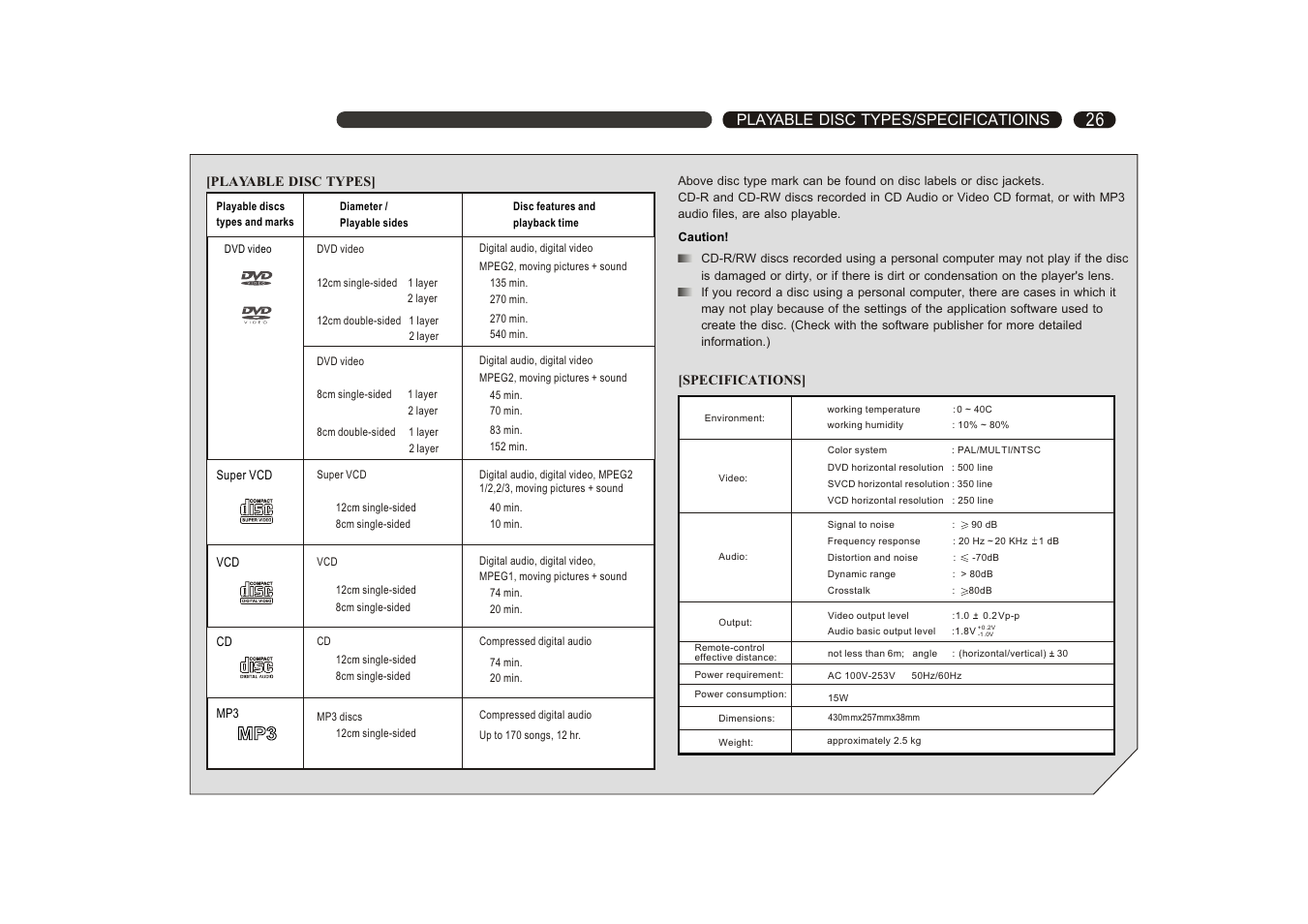 Ferguson D 660/D 660 K User Manual | Page 27 / 28