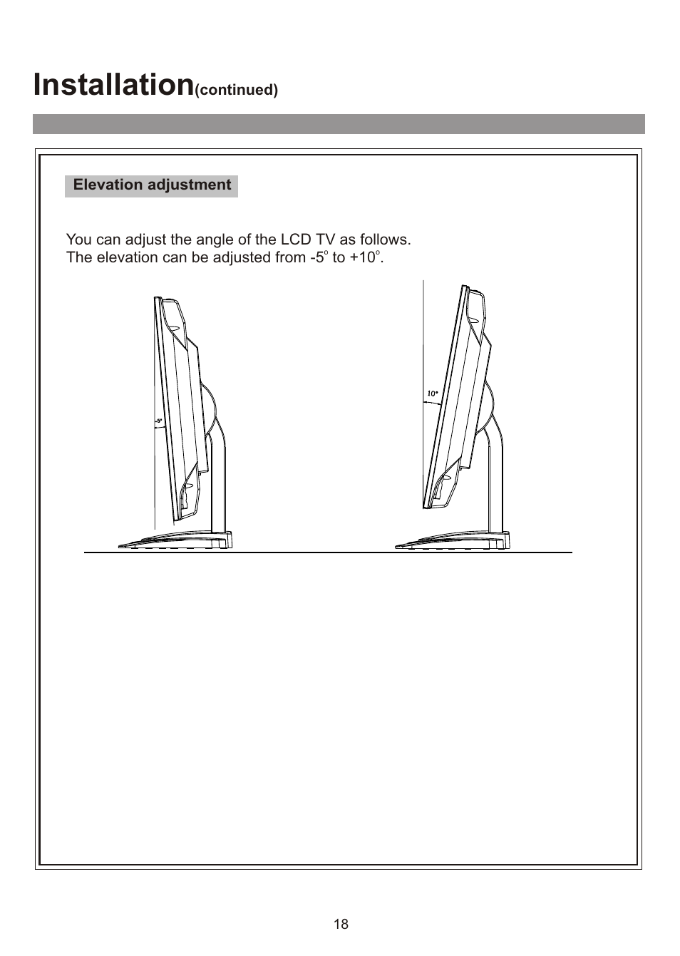Installation | Audiovox FPE3000 User Manual | Page 18 / 43