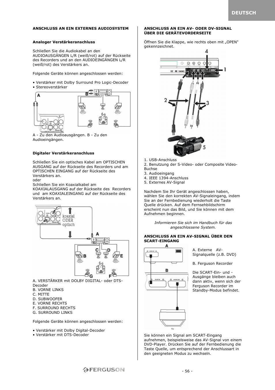 Ferguson RW-770 HD User Manual | Page 56 / 97
