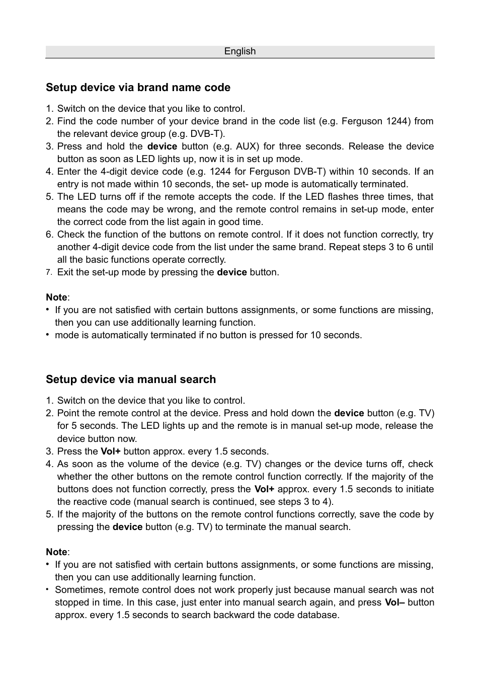 Ferguson RCU650 User Manual | Page 3 / 5