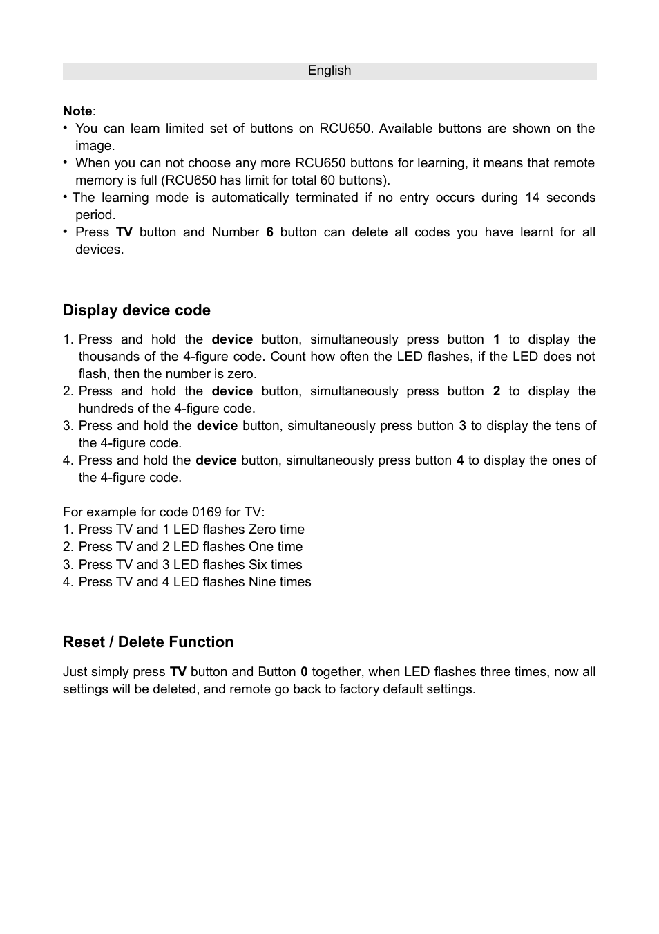Ferguson RCU650 User Manual | Page 5 / 5