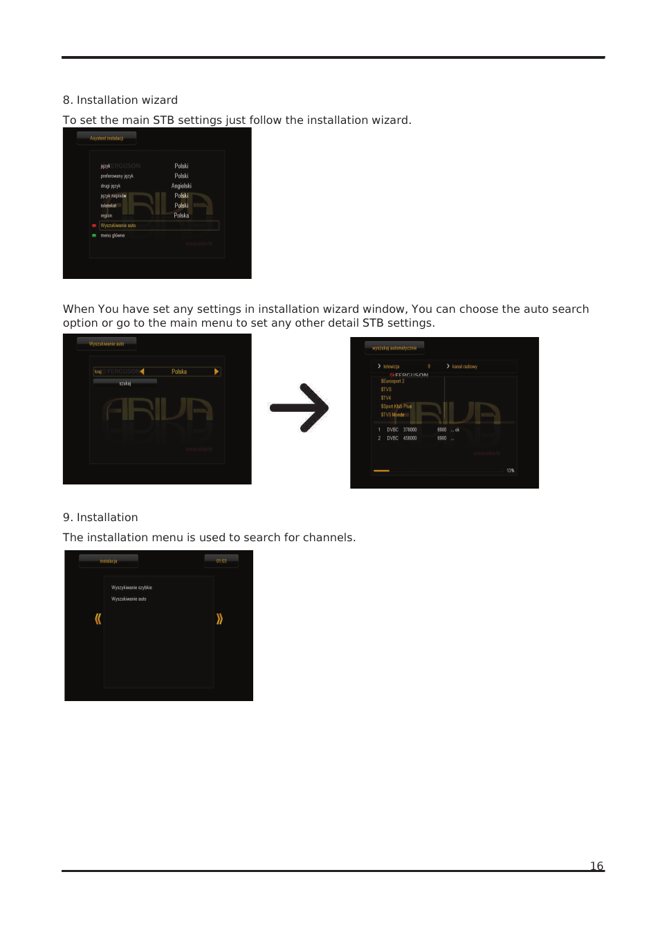 Ferguson Ariva 102 cable User Manual | Page 16 / 41