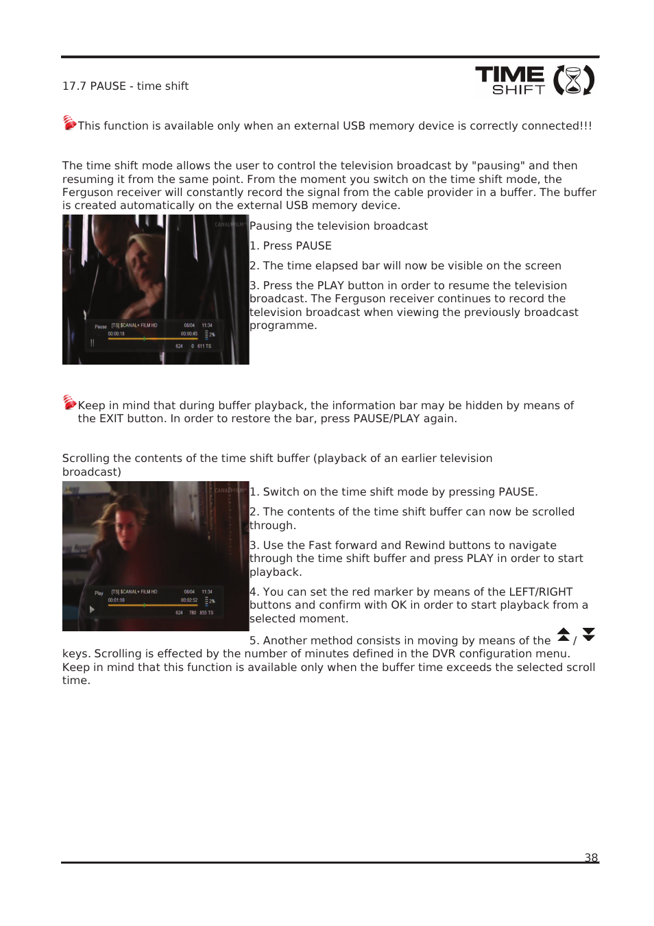 Ferguson Ariva 102 cable User Manual | Page 38 / 41