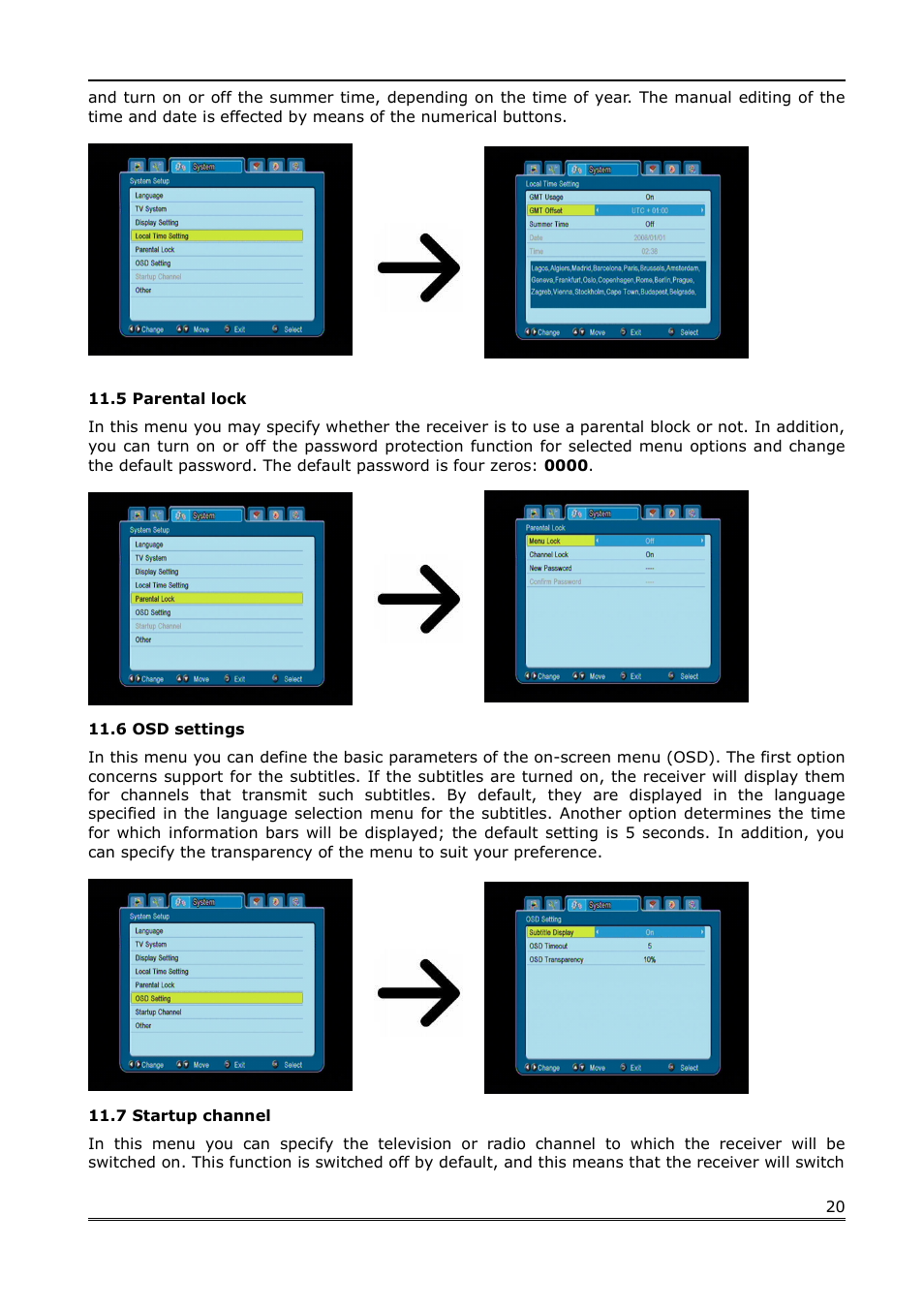 Ferguson Ariva 100 cable User Manual | Page 20 / 38