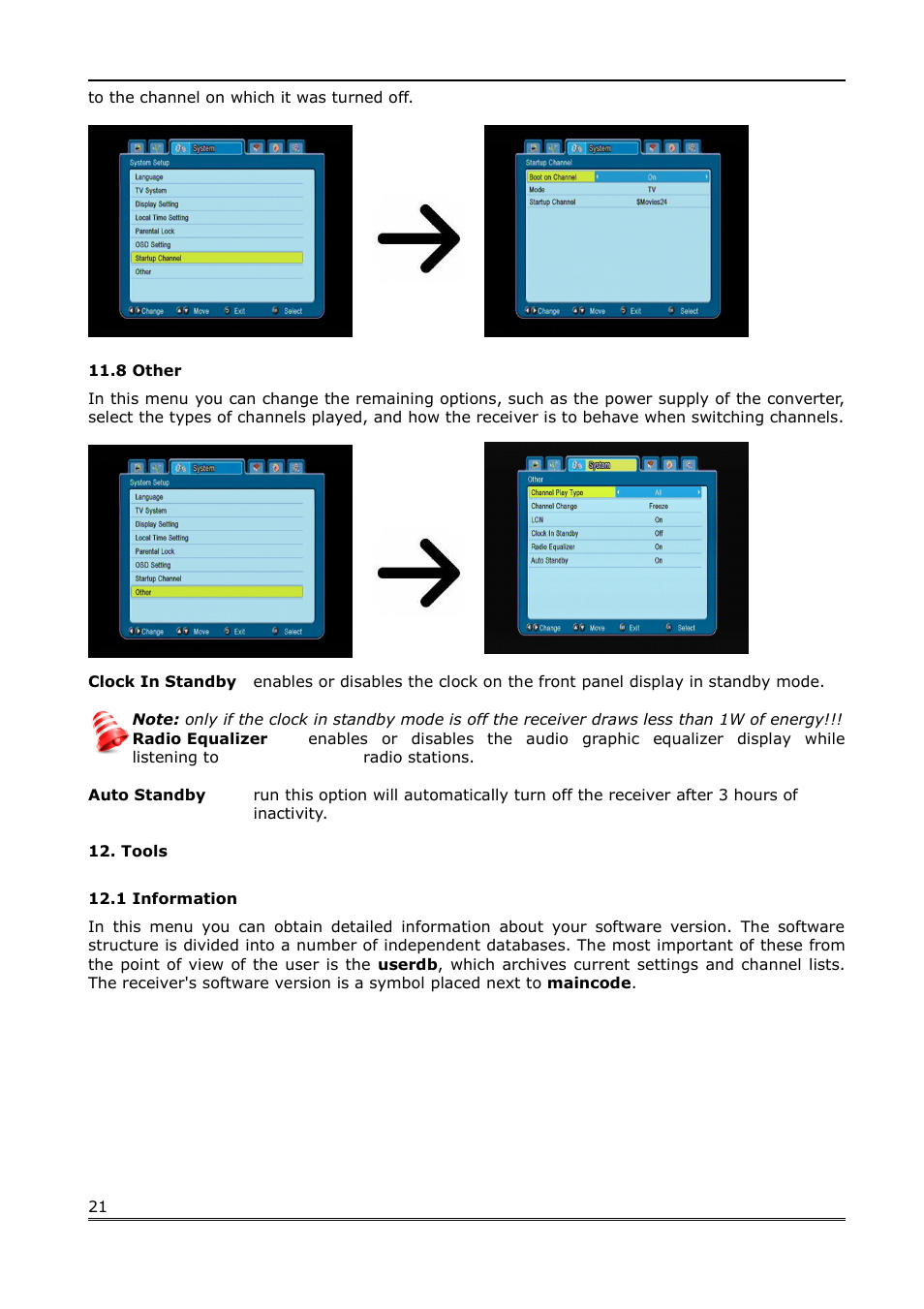 Ferguson Ariva 100 cable User Manual | Page 21 / 38