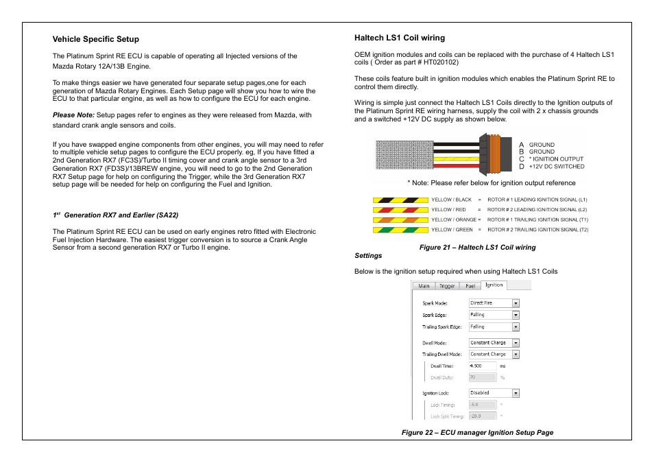 Haltech Platinum Sprint RE (HT050900) User Manual | Page 23 / 32