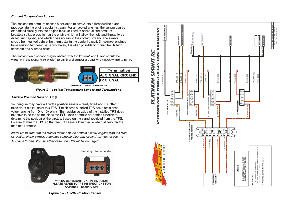 Figure 3 – throttle position sensor | Haltech Platinum Sprint RE (HT050900) User Manual | Page 29 / 32