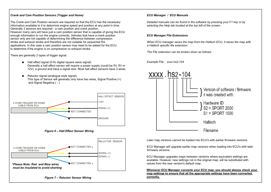 Haltech Platinum Sport 1000 User Manual | Page 6 / 20