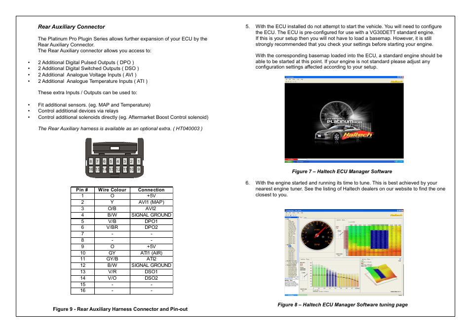 Haltech Platinum PRO PLUG-IN Nissan Z32 300ZX (HT055007) User Manual | Page 7 / 16