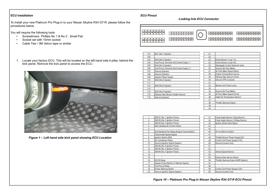 Haltech Platinum PRO PLUG-IN Nissan Skyline R34 GT-R (HT055006) User Manual | Page 13 / 16
