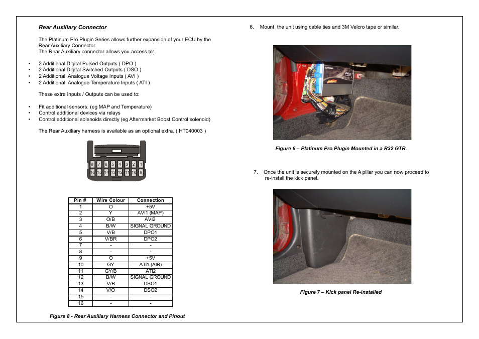 Haltech Platinum PRO PLUG-IN Nissan Skyline R32 / R33 (HT055001) User Manual | Page 10 / 16