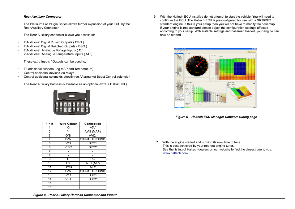 Haltech Platinum PRO PLUG-IN Nissan Silvia S15 / 200SX (HT055012) User Manual | Page 7 / 16