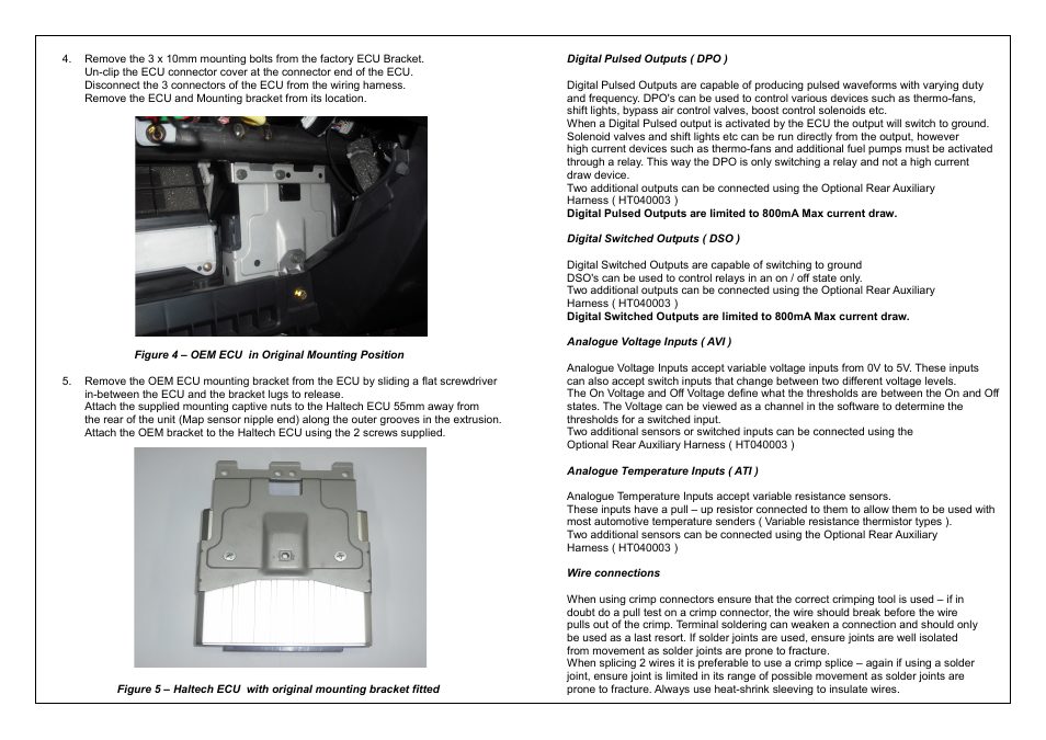 Haltech Platinum PRO PLUG-IN Mitsubishi Evolution 9 2005 - 2007 (HT055064) User Manual | Page 6 / 16