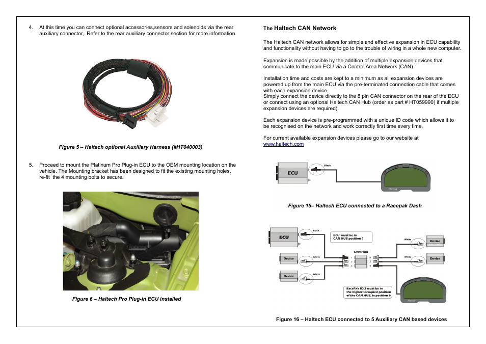 Haltech Platinum PRO PLUG-IN Hyundai Genesis BK Theta (HT055045) User Manual | Page 6 / 20