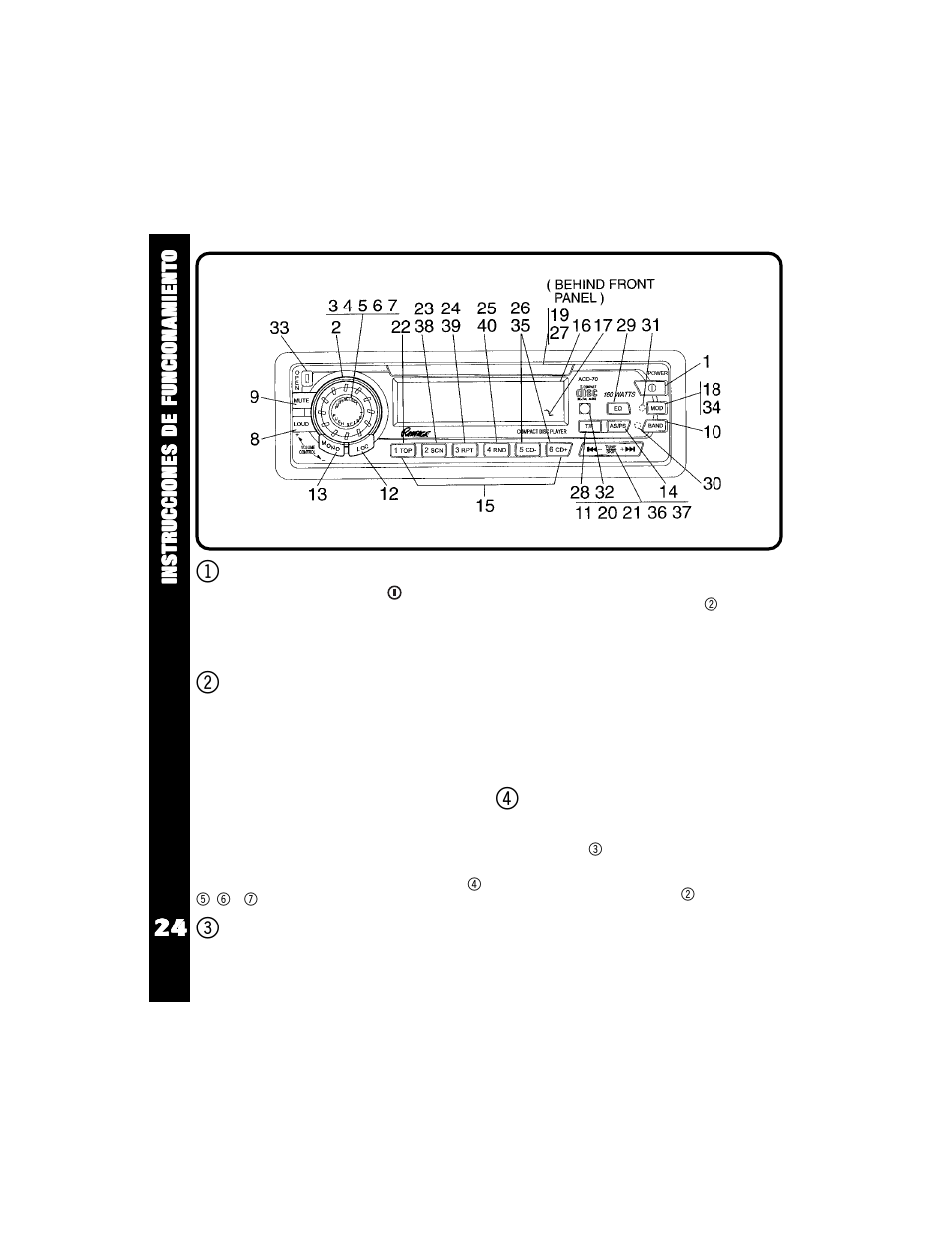 Audiovox Rampage ACD-70 User Manual | Page 24 / 38