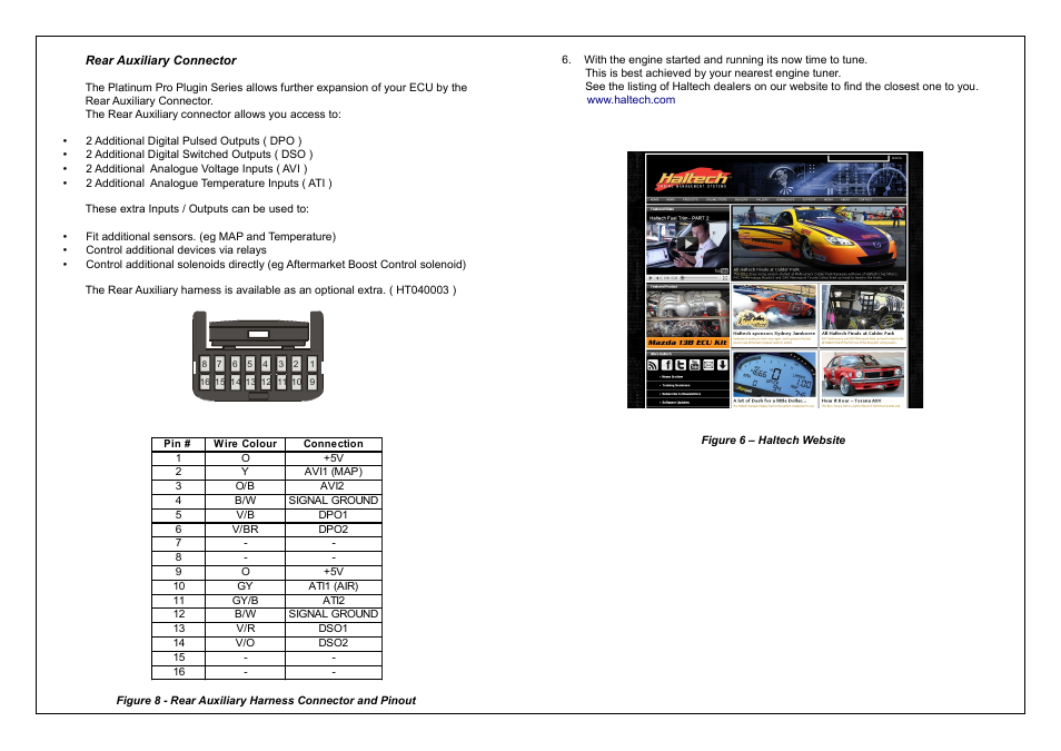 Haltech Platinum PRO PLUG-IN Honda S2000 AP1 (HT055050) User Manual | Page 10 / 16