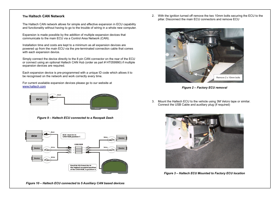 Haltech Platinum PRO PLUG-IN Honda S2000 AP1 (HT055050) User Manual | Page 12 / 16