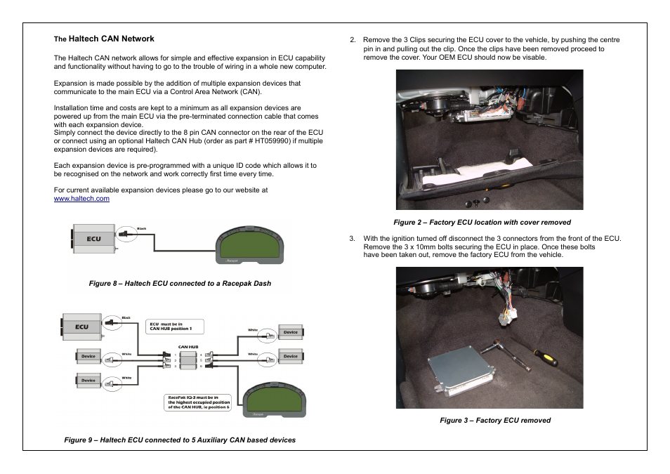 Haltech Platinum PRO PLUG-IN HONDA DC5 2005 - 2006 (HT055048) User Manual | Page 12 / 16