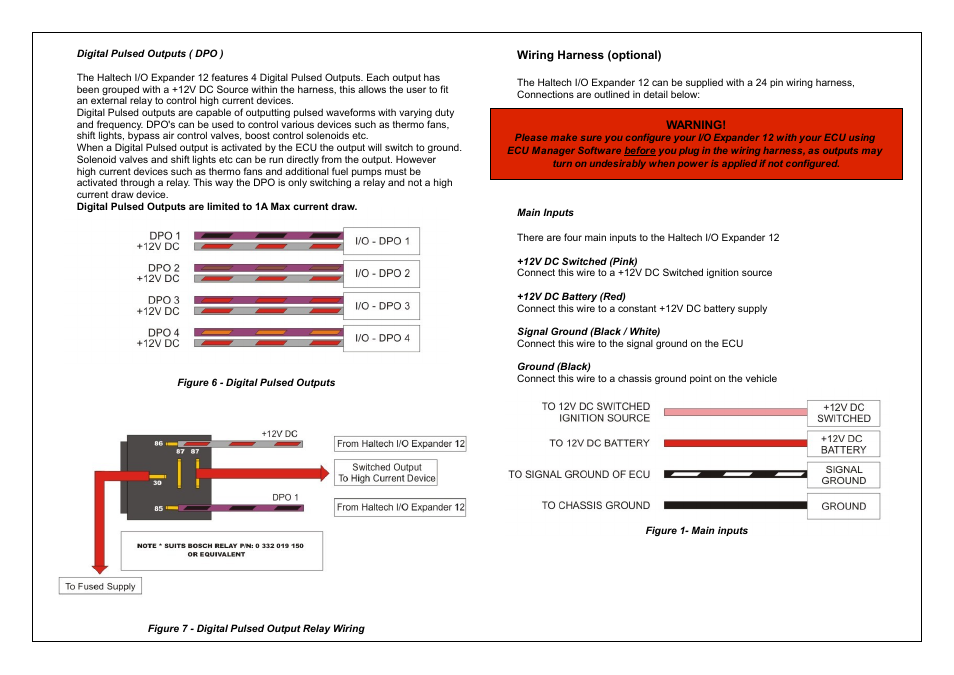 Haltech I/O Expander 12 (HT059900) User Manual | Page 8 / 12