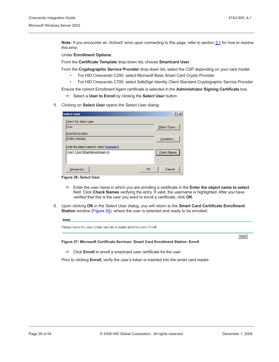 HID Crescendo Integration User Manual | Page 28 / 54