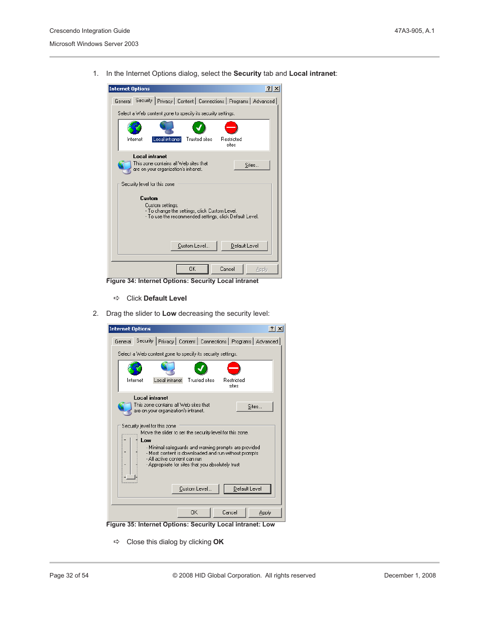 HID Crescendo Integration User Manual | Page 32 / 54