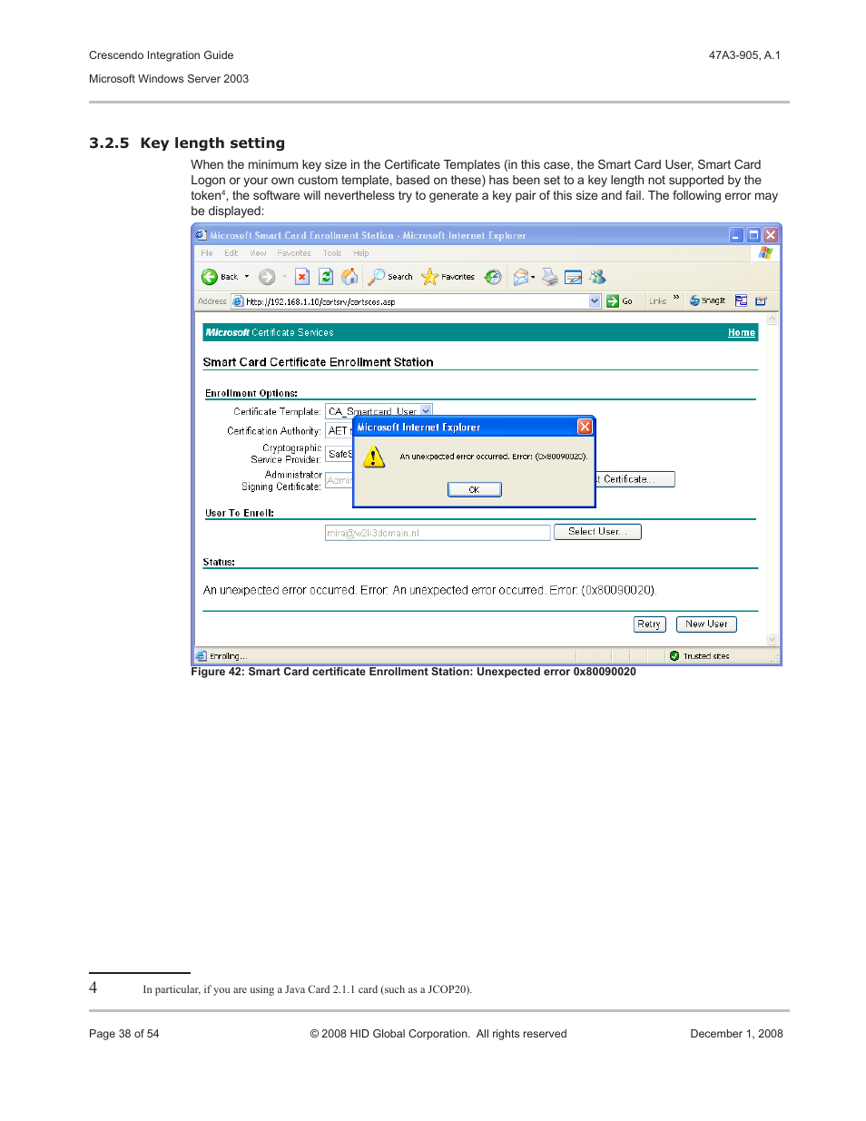 HID Crescendo Integration User Manual | Page 38 / 54