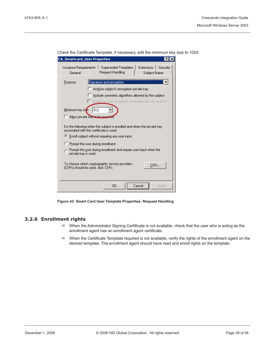 HID Crescendo Integration User Manual | Page 39 / 54