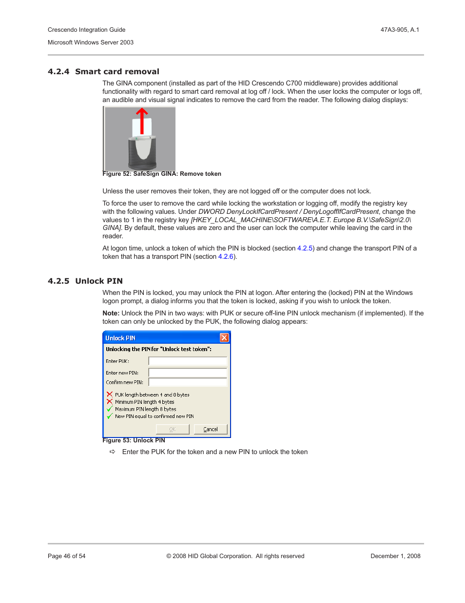 HID Crescendo Integration User Manual | Page 46 / 54