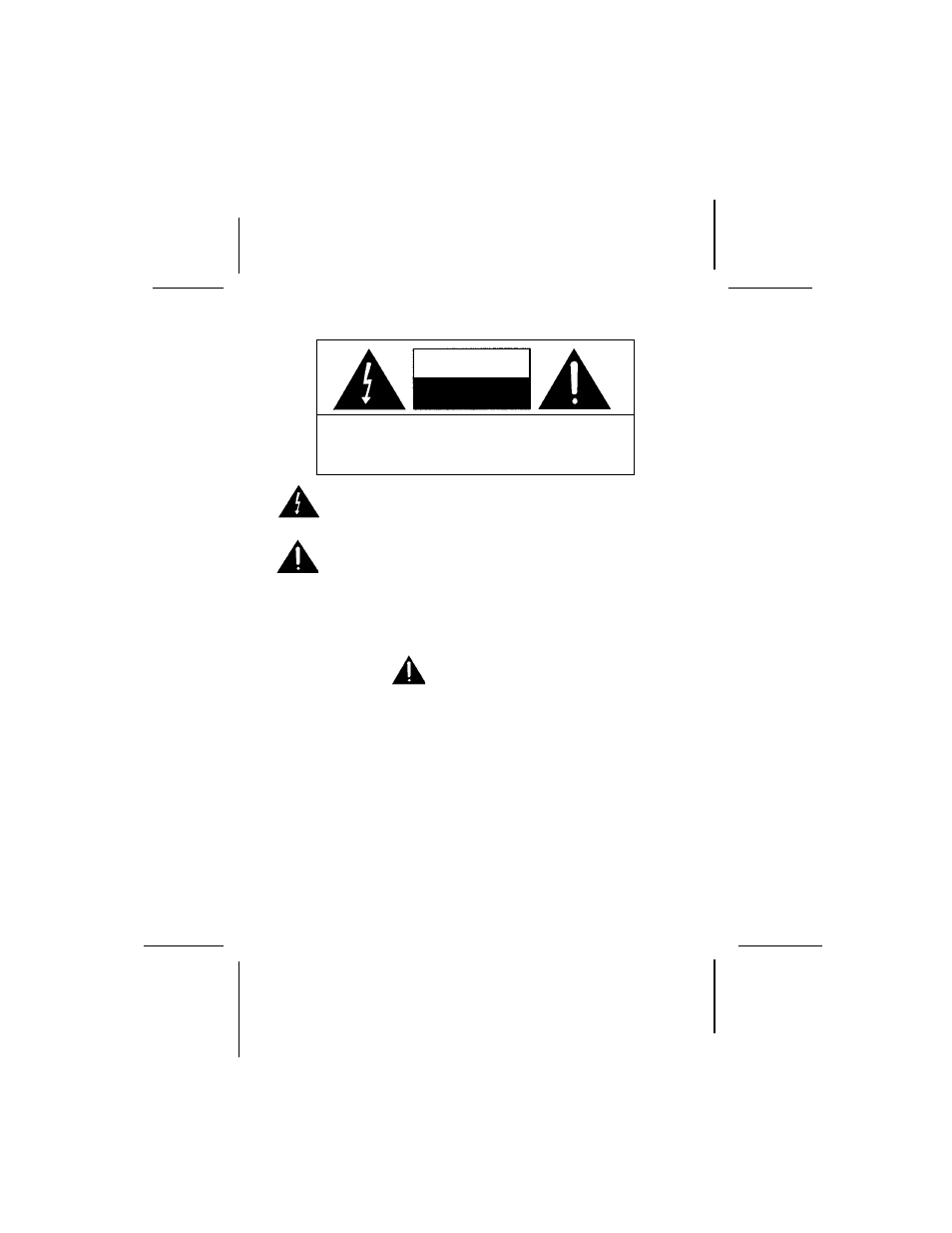 Explanation of graphic symbols warning, Caution | Audiovox LCM50 User Manual | Page 2 / 12