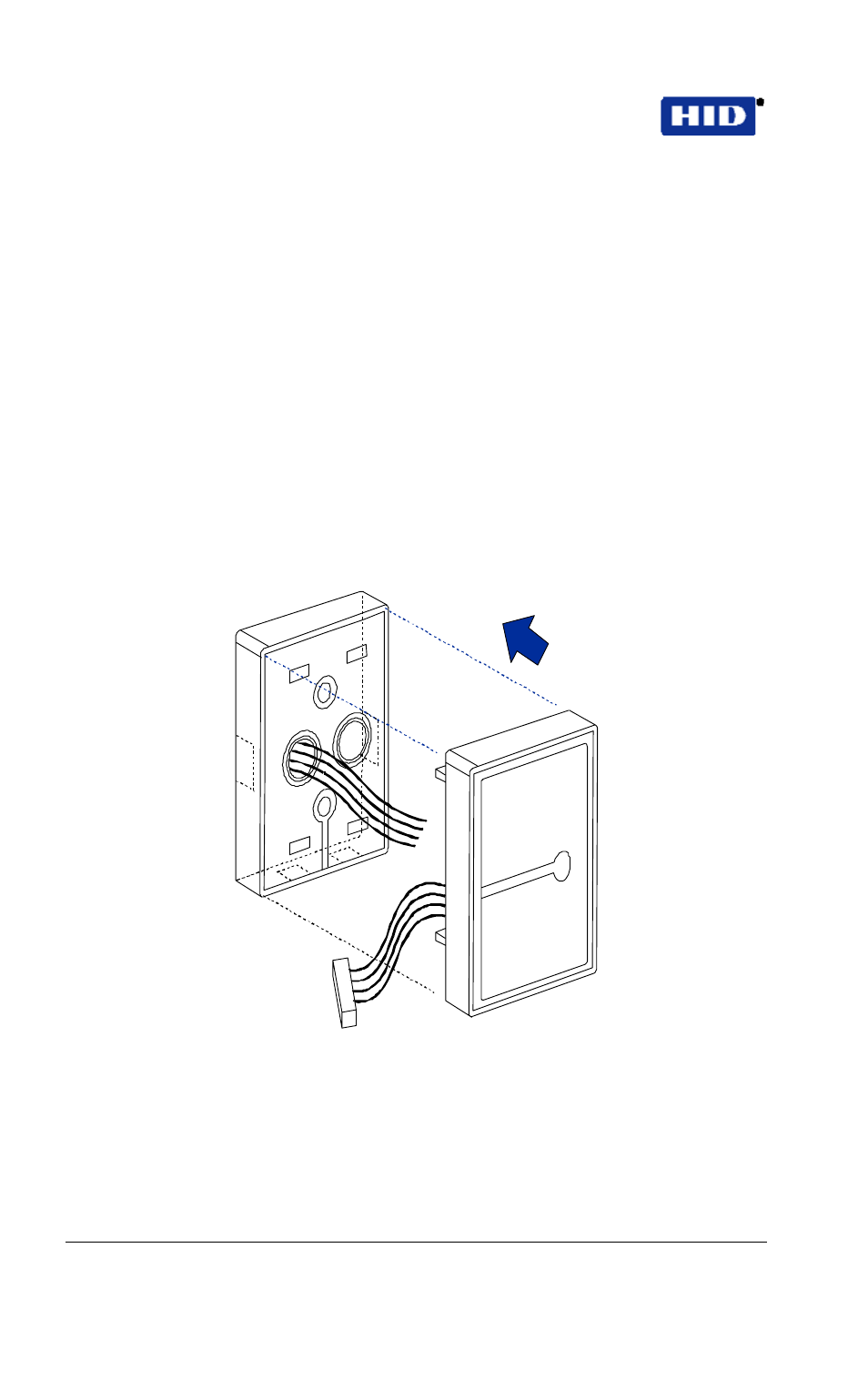 6 filler or request to exit label | HID EntryProx Installation Guide User Manual | Page 18 / 58