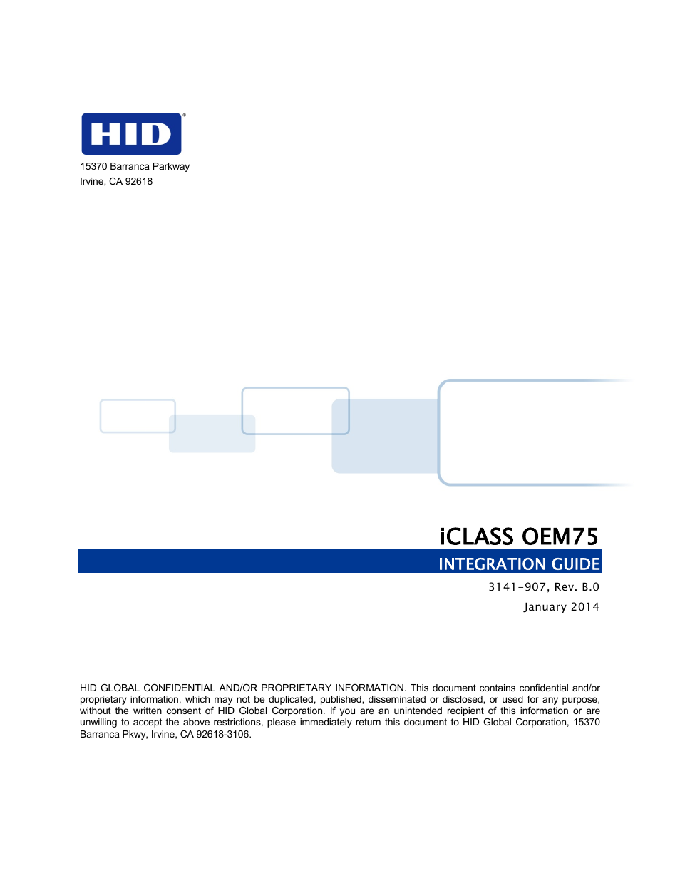 HID Hi-O iCLASS Installation Guide User Manual | 49 pages