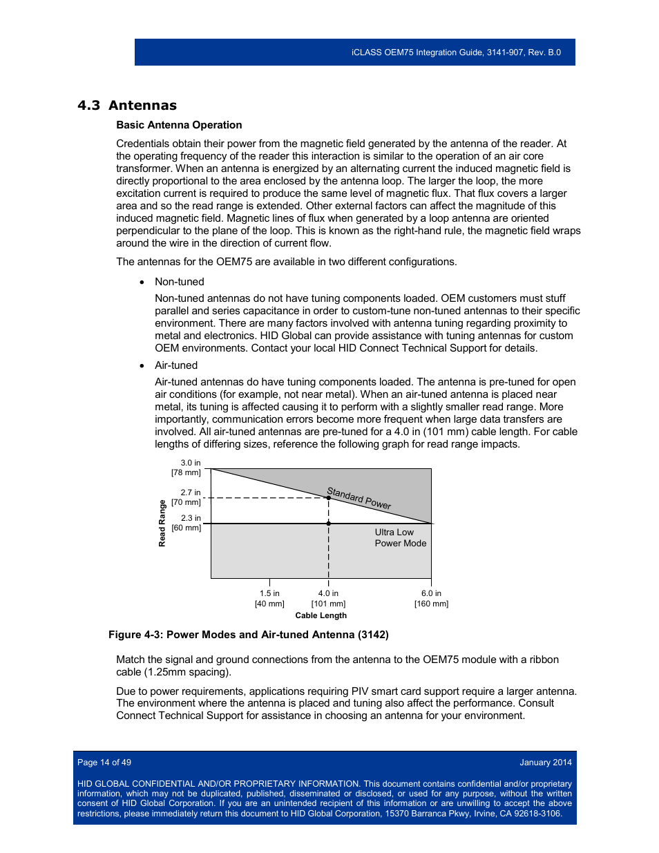 3 antennas, Antennas | HID Hi-O iCLASS Installation Guide User Manual | Page 14 / 49