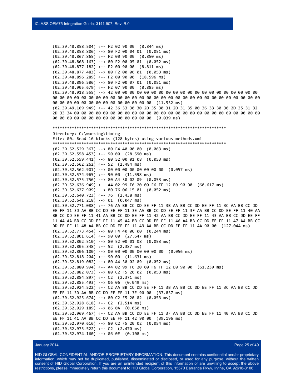 HID Hi-O iCLASS Installation Guide User Manual | Page 25 / 49