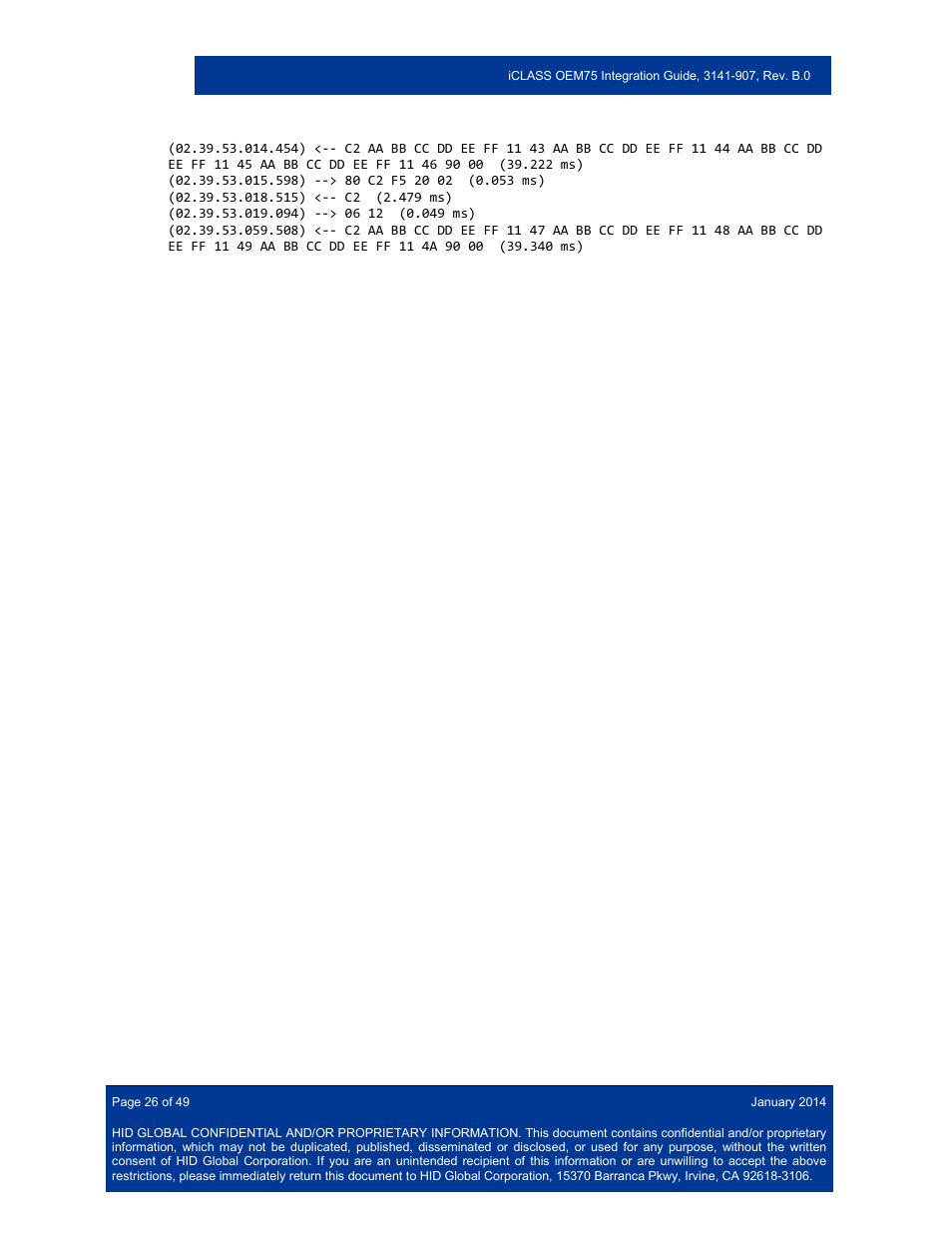 HID Hi-O iCLASS Installation Guide User Manual | Page 26 / 49