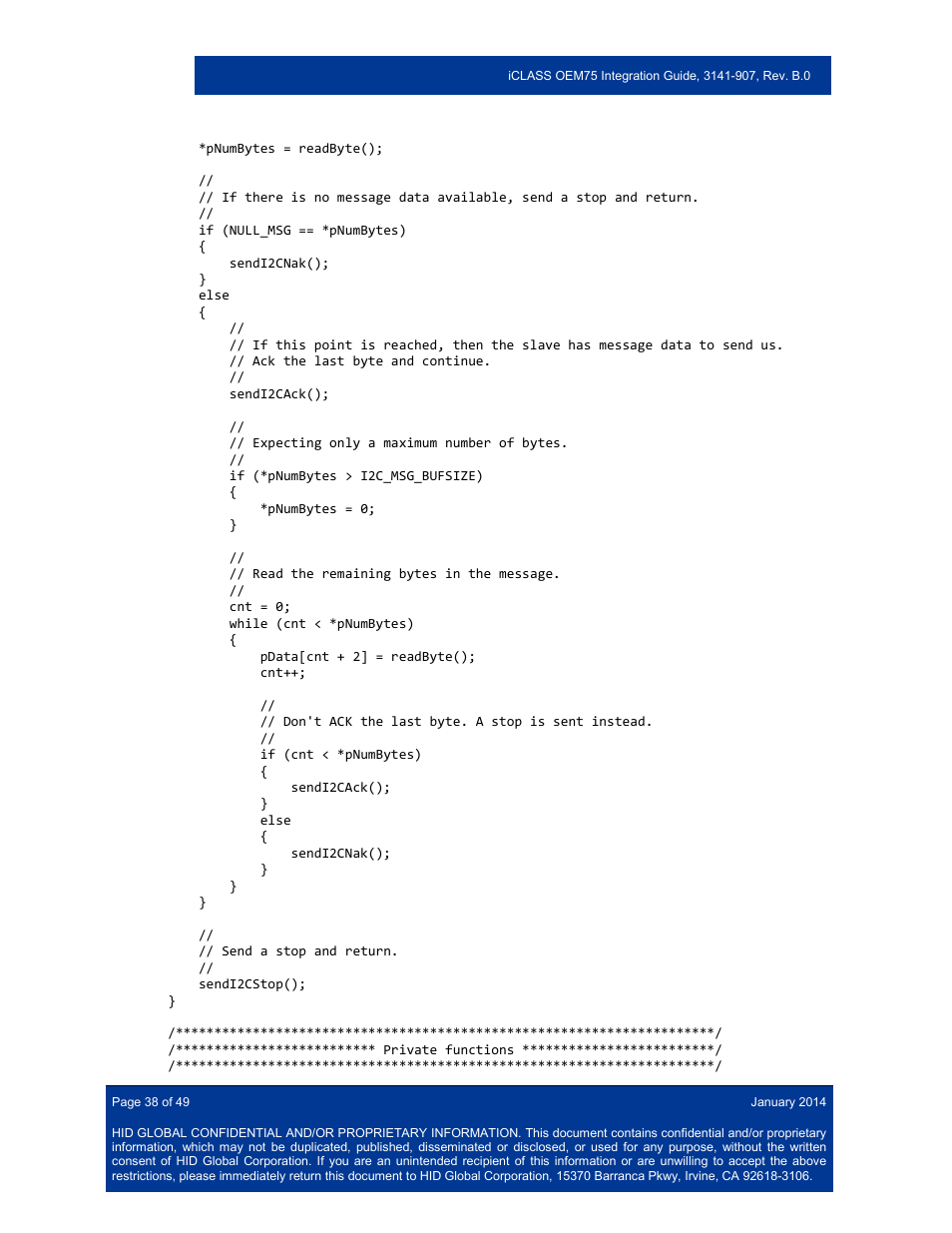 HID Hi-O iCLASS Installation Guide User Manual | Page 38 / 49