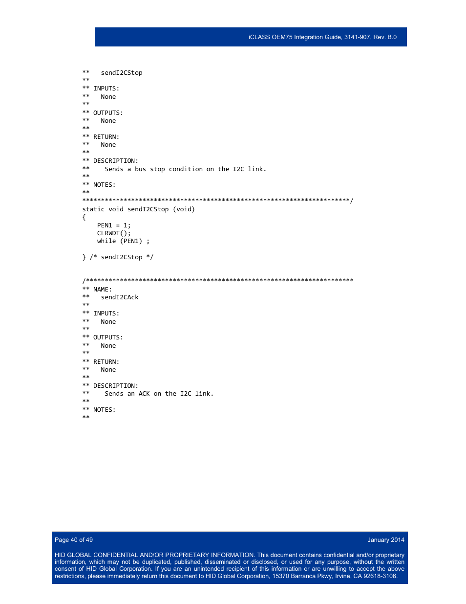 HID Hi-O iCLASS Installation Guide User Manual | Page 40 / 49