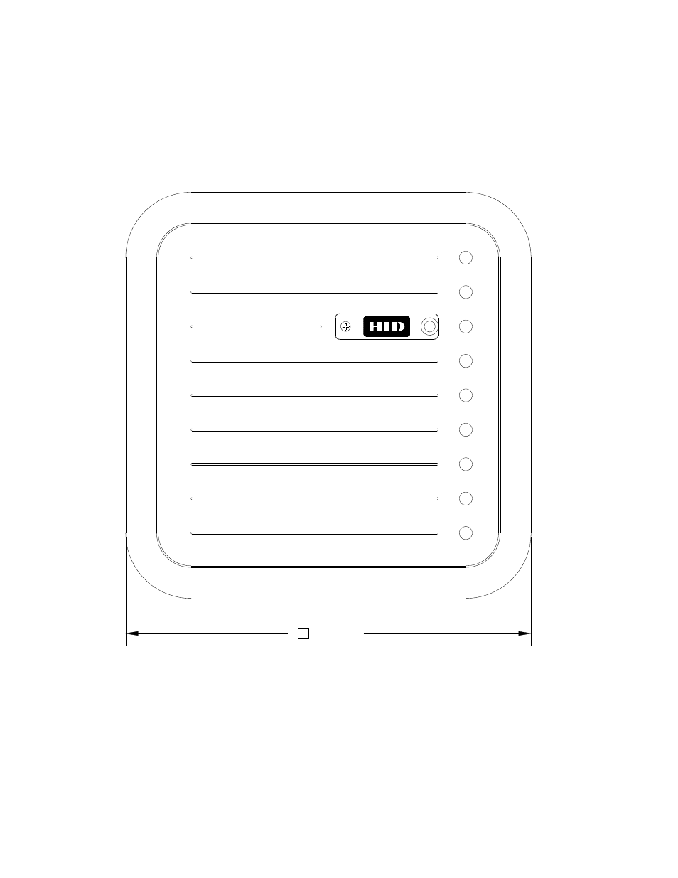 16 install cover, Install cover, Figure 1: maxiprox front view | HID MaxiProx Installation Guide User Manual | Page 11 / 19