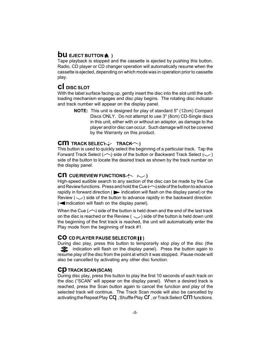 Audiovox GC-600 User Manual | Page 6 / 12