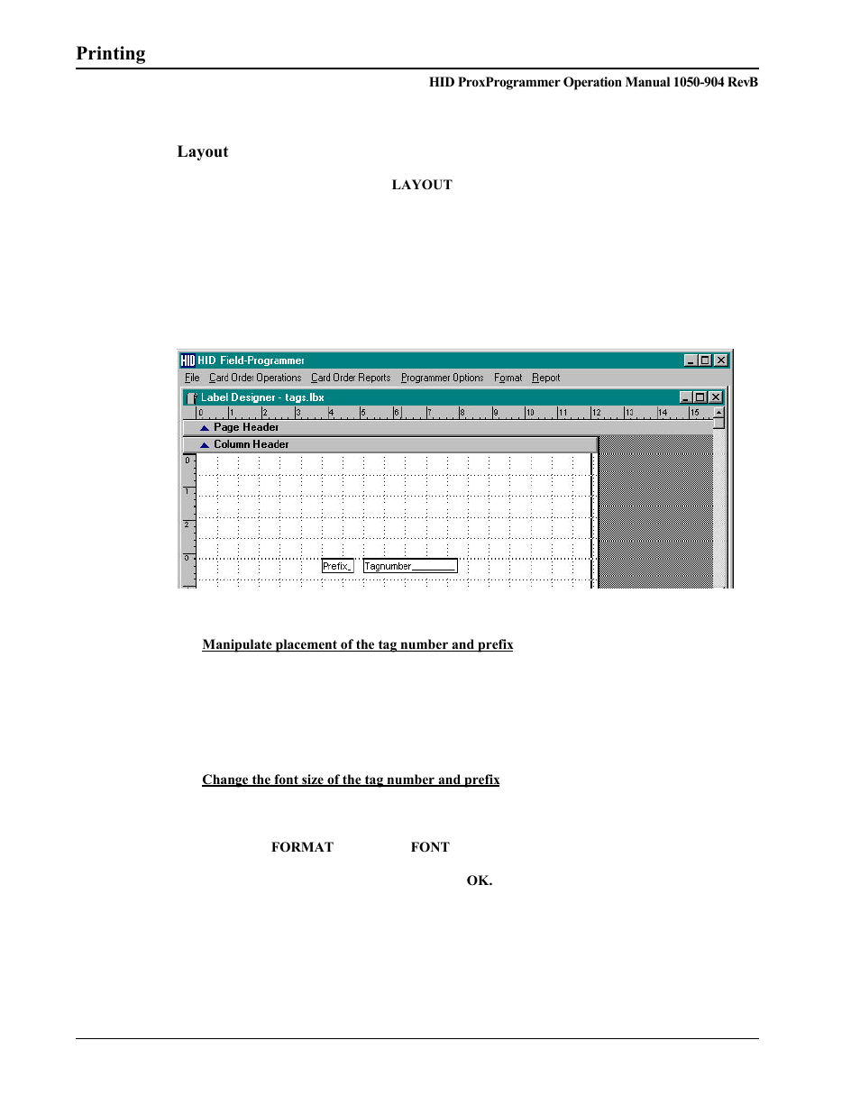 Printing | HID Prox Programmer Installation Guide User Manual | Page 15 / 21