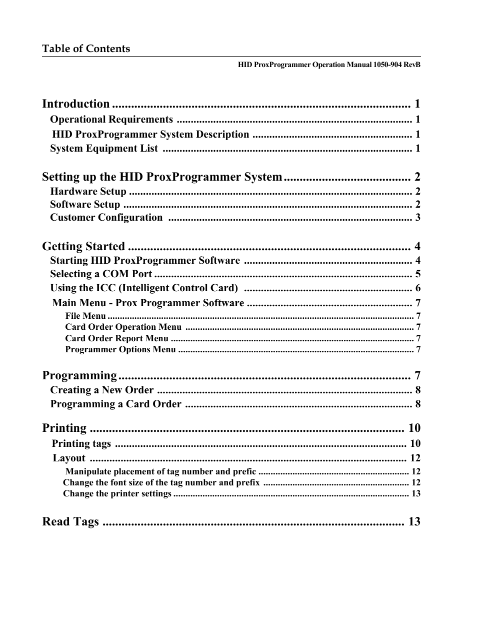 HID Prox Programmer Installation Guide User Manual | Page 2 / 21